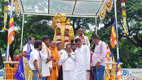 In pledging allegiance to Baba Saheb's teachings, individuals from all walks of life vowed to renounce all forms of discrimination and prejudice.