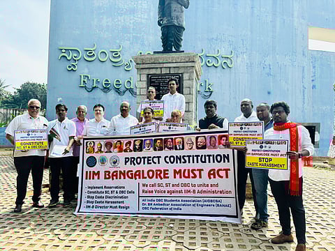 Constitution vs Discrimination: Mass Rally at Freedom Park Targets IIM-Bangalore's Caste Policies