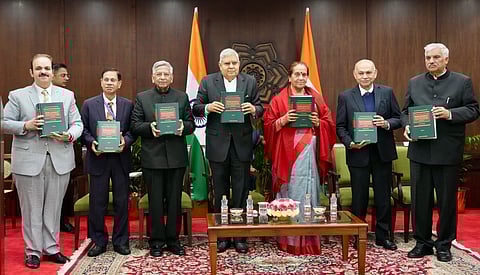 The Vice President launched a book “Parliament: Powers, Functions & Privileges; a Comparative Constitutional Perspective,” by K.S. Chauhan on Monday.