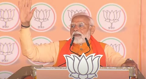 Modi predicts "Vikas ka Naya Basant" for Delhi