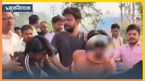 Youth Stripped & Beaten in UP's Aligarh: Community Alleges Attack for Chanting 'Jai Bhim', Police Say—Molestation Case, No Caste Angle 