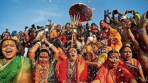 The media’s fascination with the Kinnar Akhara, their vibrant culture, and their fashionable presence often polarizes the discourse. 