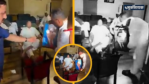 Lalu Yadav is being accused of insulting Baba Saheb on his birthday.