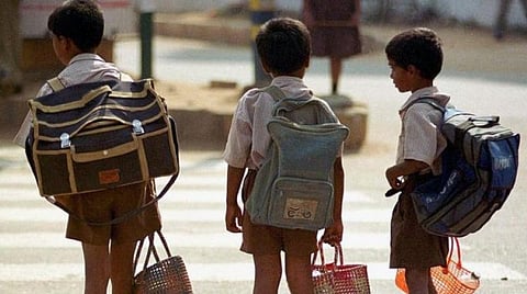 Schools force parents to purchase private publisher books costing ₹10,000-₹12,000 annually, creating an insurmountable financial barrier against the meagre ₹5,000 annual reimbursement provided by the government.