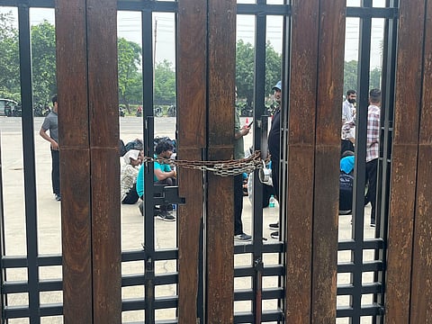 The protest, which began at on August 28, continues as workers call for immediate action to address their grievances.