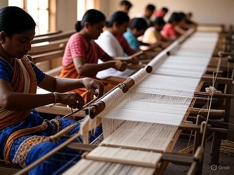 Weavers from Other Backward Classes (OBC), Scheduled Castes (SC), Scheduled Tribes (ST), and minority communities form the backbone of this labor-intensive sector but are grappling with poverty, declining demand, and unfair competition from powerlooms and mill-made fabrics.


