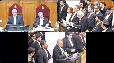 During the hearing before a bench comprising Justices Aravind Kumar and NV Anjaria, Senior Advocate Kapil Sibal, representing Angmo, faced pointed questions from the court on why the matter was not first approached at the High Court level.