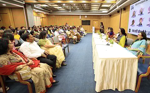 The event brought together experts from politics, literature, journalism, and social work, offering a platform for women to share experiences and examine systemic challenges—from political trolling to domestic violence and the journeys of acid attack survivors. 