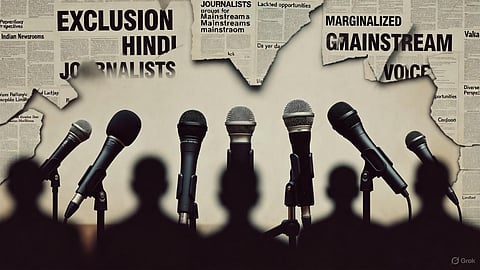  Dalits appear in news, but almost never in the newsroom. They are rarely allowed to report.