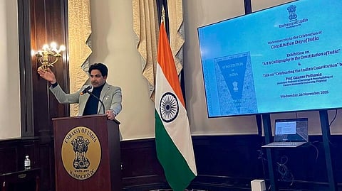 Fraternity is Soul of Constitution: Gaurav Pathania at Indian Embassy DC