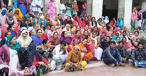 Systemic Exploitation: Udaipur MB Hospital Sanitation Workers Protest Over 9 Months of Delayed Salaries