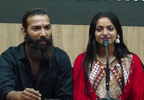 Monalisa, dressed in a red attire with sindoor, reiterated that the wedding was conducted entirely according to Hindu rituals and the  Love Jihad claims are completely baseless. 