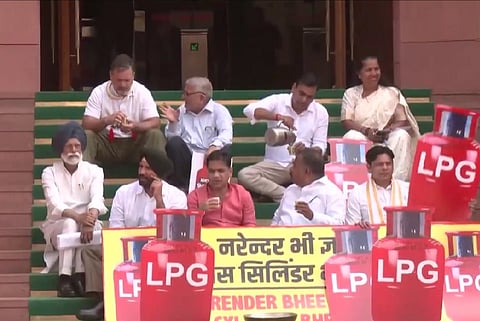 Photos and videos of the moment went viral on social media.