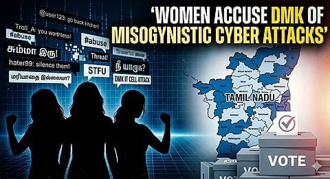 In emotional posts shared amid the election announcement, these women described relentless, targeted campaigns that intensified after they raised issues like women's safety, police excesses, Dalit rights, and government accountability. 