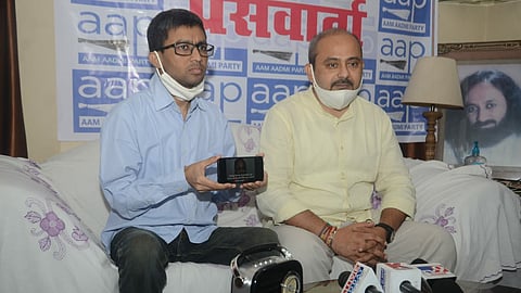 आप ने भाजपा विधायक का ऑडीओ किया जारी, कहा उनका आरोप कि यूपी में ठाकुर-राज हुआ साबित 
