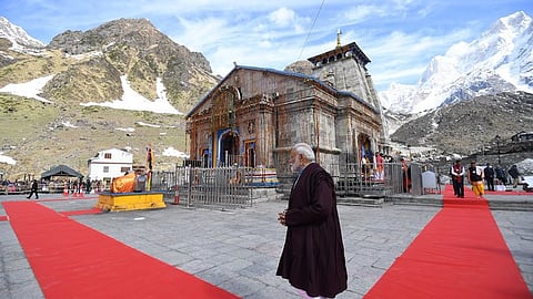 وزیر اعظم نے کیدار ناتھ دھام میں جاری ترقیاتی کام کا جائزہ لیا
