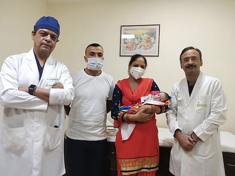 Fortis Escorts Heart Institute Doctors Implant Permanent Pacemaker Within 12 Hours Of Birth
