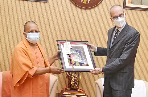 Swiss Ambassador Meets UP Chief Minister, Hails Him For Covid Management 
