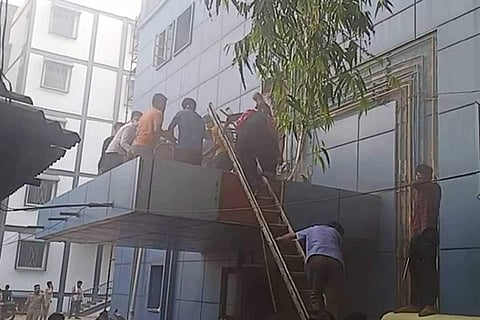 Fire Breaks Out At Cardiology Hospital Building's ICU In Kanpur 