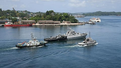 Indian Navy Conducts Coordinated Patrol With Indonesian Navy