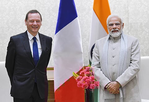Diplomatic Advisor To The French President Calls On Prime Minister Modi