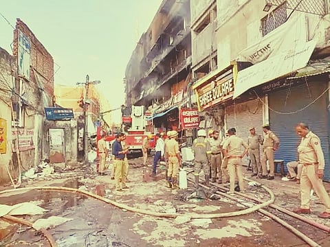 Four Days After The Inferno Gutted The Kanpur Textile Market, Fire Finally Doused