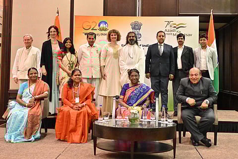 President Murmu Reaches Serbia, Interacts With The Indian Community In Belgrade