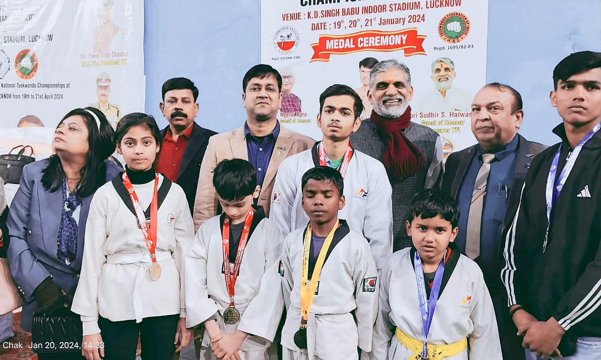 Auraiyya, Barabanki And Gonda Excel On Second Day Of Taekwondo Championship