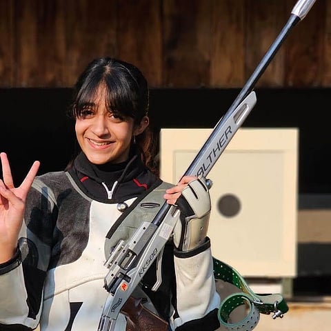 AMU Girl Student Earns Name By Participating In 67th National Shooting Championship At Bhopal