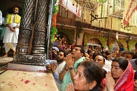 बांके बिहारी दर्शन को लेकर विरोध वाली बात भ्रामक,  स्थानीय विधायक, अन्य के साथ किया दिव्य दर्शन: मंत्री ए. के. शर्मा 