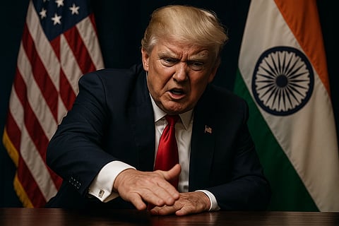 Trump Slaps 25% Tariff And Extra Penalty On India Over Russian Ties