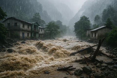 Devastating Cloudburst in Uttarkashi Claims Lives, Triggers Massive Flash Floods and Landslides