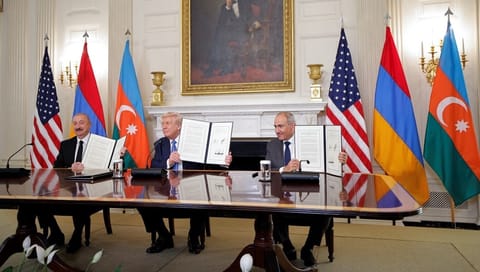 Azerbaijan, Armenia Sign US-Brokered Peace Deal, Pledging Economic and Diplomatic Renewal