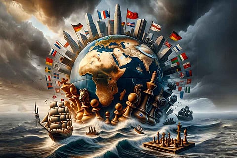 The Need For Nations To Learn To Swim With The Sharks And Survive: The World In A Geopolitical Trapeze 