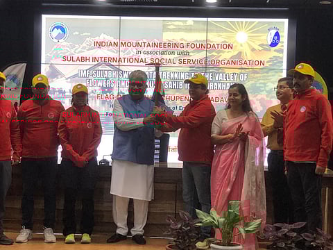 सुलभ इंटरनेशनल ने भारतीय पर्वतारोहण फाउंडेशन के सहयोग से स्वच्छ हिमालय अभियान की आधिकारिक शुरुआत की