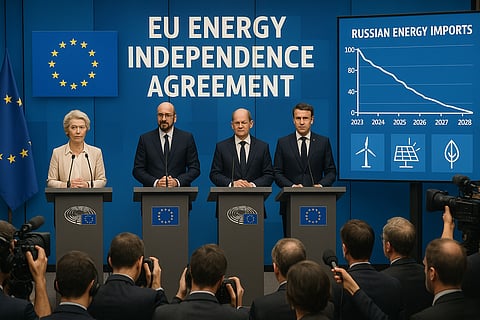 EU Agrees to Permanently Stop Russian Gas Imports and Phase Out Russian Oil by 2027-2028