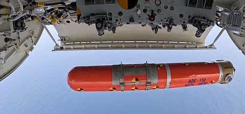 DRDO & Indian Navy conduct in-flight release trials of indigenous Air Droppable Container 