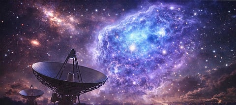 Massive Cosmic Water Cloud Discovered 12 Billion Light-Years Away, Hinting at Early Life Potential