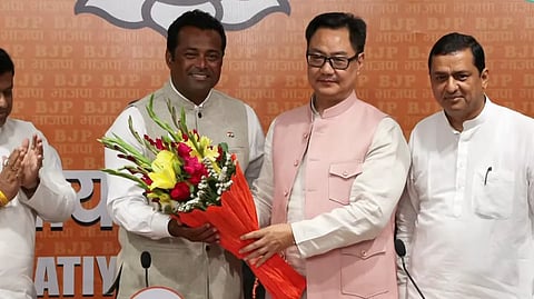 Tennis Legend Leander Paes Joins BJP Ahead of West Bengal Polls
