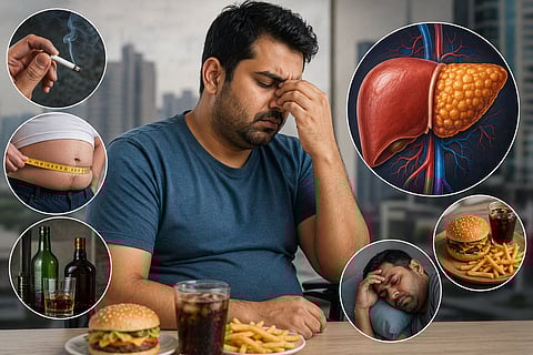 "One in Three Urban Indians May Have Fatty Liver, Warning Signs as Early as 30"