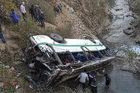 Uttarakhand Bus Plunges into Gorge In Tehri, Killing 5, 13 Injured 
