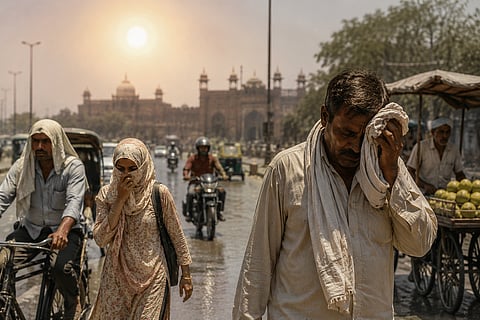 North India Swelters Under Intense Heatwave; Temperatures Soar Above 45°C