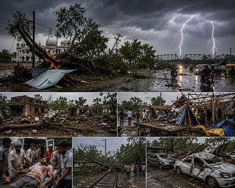 Storm Hits Prayagraj, Pratapgarh and Kaushambi Hard: Six Killed, Dozens Injured