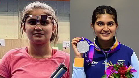 Indian shooters Palak and Esha
