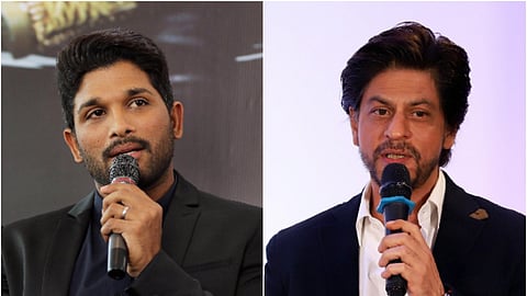 Allu Arjun and Shah Rukh Khan