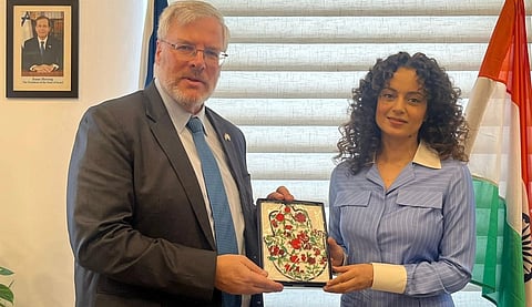 Kangana Ranaut and Israel ambassador Naor Gilon