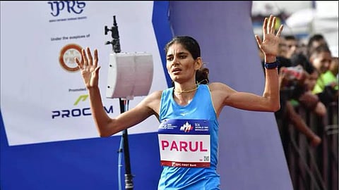 Indian athlete Parul Chaudhury