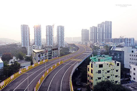 Shaikpet flyover in Hyderabad