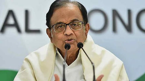Senior Congress leader P Chidambaram
