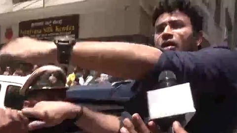 Tejasvi Surya being detained